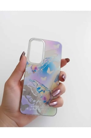 Samsung S 25 Ultra Kelebek Desen kılıf Modeli