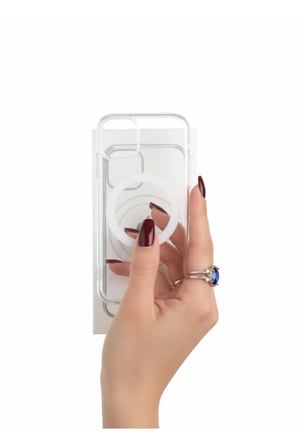 İphone 12 / 12 Pro Şeffaf Magsafe Telefon Kılıf Modeli