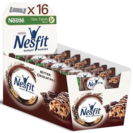 Nestle Nesfit Bitter Çikolatalı Bar 25 gr x 16 Adet