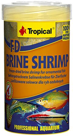 Tropical FD Brine Shrimp Akvaryum Balık Yemi 100 ml