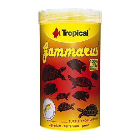 Tropical Gammarus Kaplumbağa Yemi 1000 Ml / 120G