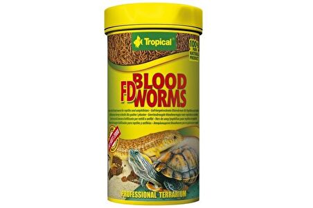 Tropical FD Blood Worms Kankurdu Yem 250Ml / 17G