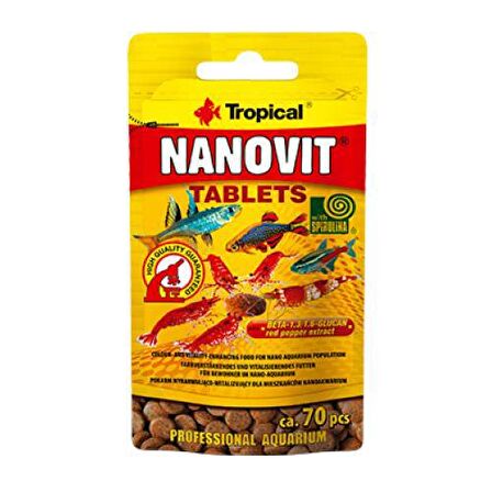 Tropical Nanovit Tablets 10 Gr 70 Adet