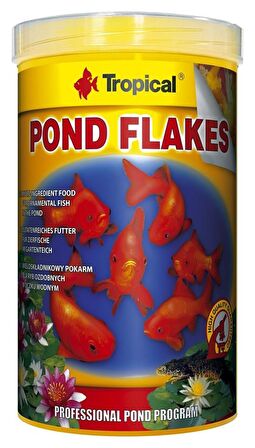 Tropical Pond Flakes Havuz Balıkları İçin Pul Yem 1000 Ml