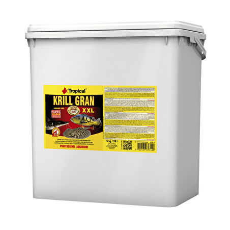 Tropical Krill Gran XXL 5 Kg / 10 L Kova Yem