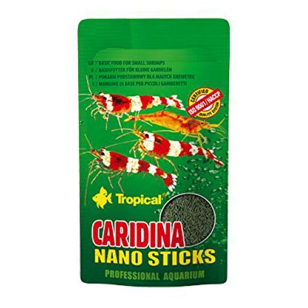 Tropical Caridina Nano Sticks 10 Gr Zarf Yem
