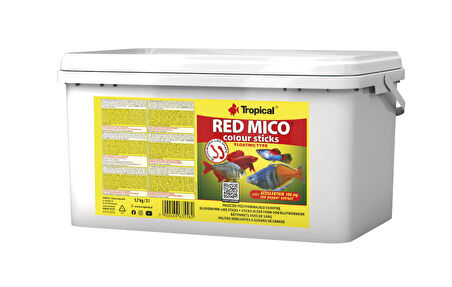 Tropical Red Mico Colour Sticks 100 Gram Balık Yemi