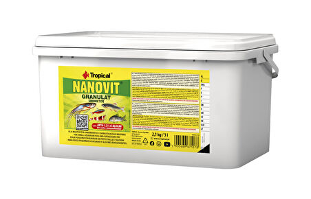 Tropical Nanovit Granulat 50 Gram Balık Yemi