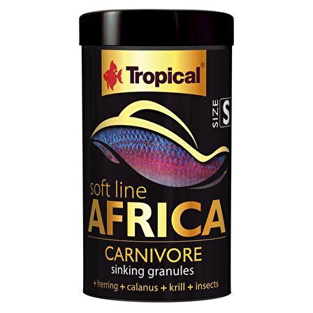 Tropical Soft Line Africa Carnivore Granules Size S 100ml 60gr