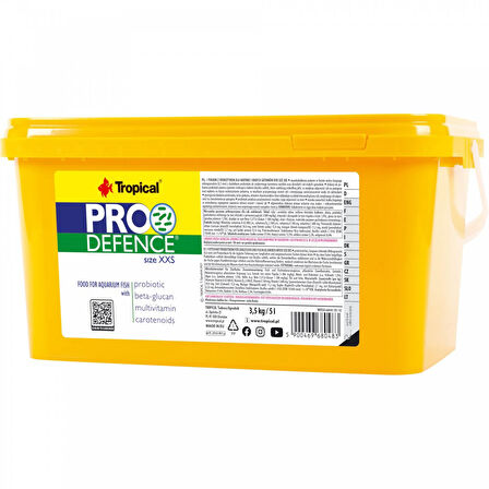 Tropical Pro Defence Size XXS 3,5 Kg / 5 L Kova Yem