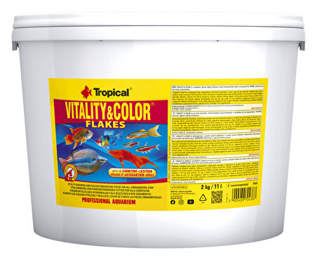 Tropical Vitality Color Flakes 50 Gram Balık Yemi