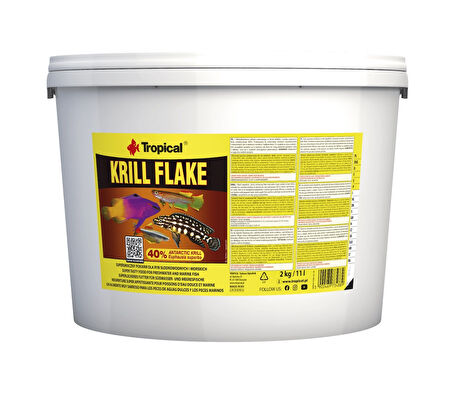Tropical Krill Flake 500 Gram Kovadan Bölme