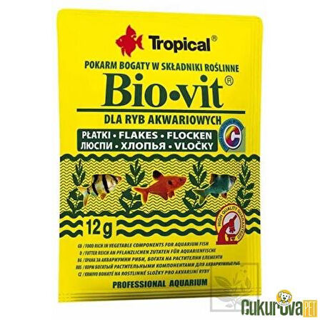 Tropical Bio-vit 12 Gr Balık Yemi