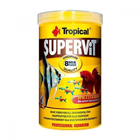 Tropical Supervit Flake Pul Balık Yemi 250 ml 50 gr