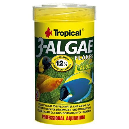 Tropical 3-Algea Flakes 100Ml/20g