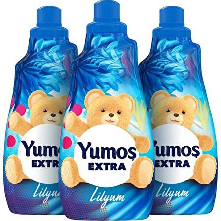 Yumoş Extra Lilyum Beyazlar ve Renkliler İçin Konsantre Yumuşatıcı 3 x 1440 ml 180 Yıkama