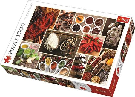 Trefl Spices - Collage 11+ Yaş Küçük Boy Puzzle 1000 Parça