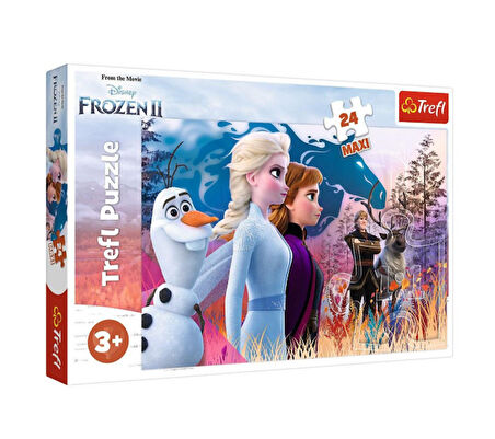 Trefl Frozen II Karlar Ülkesi 2 Maxi Puzzle 24 Parça (3+ Yaş) - Lisanslı