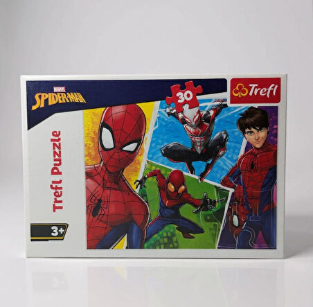 Trefl Marvel Spider-Man 30 Parça Puzzle - Çocuk Yapboz (3+ Yaş)