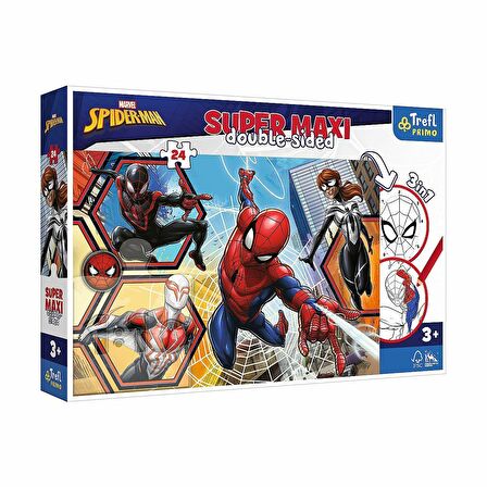 PUZZLE-41006 Super Maxi Spiderman 24 Parça Çocuk Puzzle