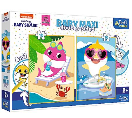 Vardem Puzzle Baby Puzzle Maxi 2X10 Kopek Baligi 43005