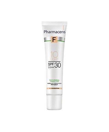 Pharmaceris F Mineral Matifying Fluid Dermo-Foundation 10 Light SPF30 30 ML