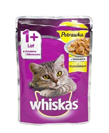 Whiskas Güveç Tavuk Etli Yaş Kedi Maması 85 gr