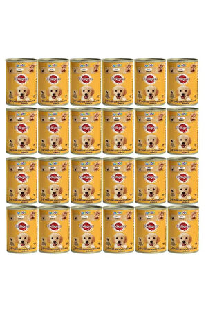 Pedigree Tavuklu Konserve Yavru Köpek Maması 24 X 400 G