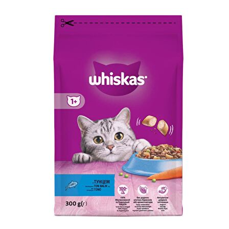 Whiskas Ton Balıklı ve Sebzeli Kedi Maması 300 gr