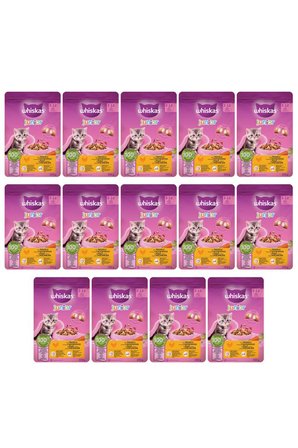 Whiskas Junior Tavuklu Yavru Kedi Maması 300 G x 14