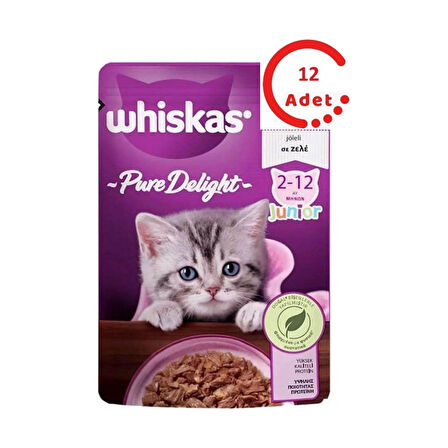 Pouch Pure Delight Jöle Içinde Tavuklu Yavru Kedi Konservesi 85 gr x 12 Adet