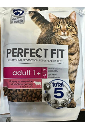 Perfect Fit Yetişkin Sığırlı Kedi Kuru Mama 750 gr