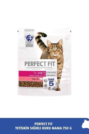Perfect Fıt Yetişkin Sığır Etli Kuru Kedi Maması 750 Gr*4 Adet