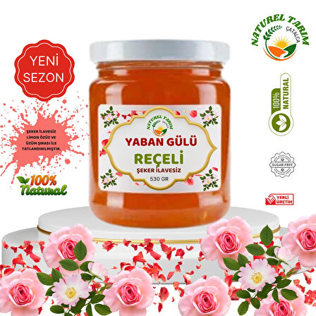 NATUREL YABAN GÜLÜ REÇELİ