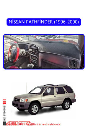 Nissan Pathfinder 1996-2000 Torpido Koruma  Halısı -  Mavi Kenar