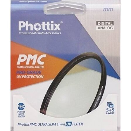 Phottix Phottix 55 Mm Pmc Ultra Slim Uv Protection Filtre