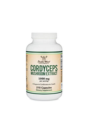 Double Wood Cordyceps Mushroom -   1000 Mg 210 Kapsül