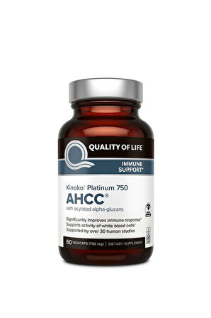 Kinoko Platinum Ahcc, 60 Vegi Capsul.usa Menşei