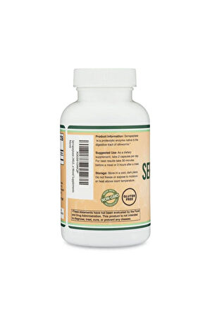 Serraptase 240,000 SPU 120 Veg. Kapsül.usa vers.