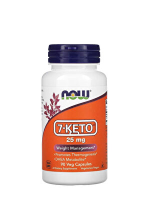 Now 7-KETO, 25 Mg, 90 Veg Kapsül