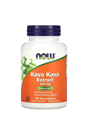 Now Foods Kava Kava Extract 250 Mg 120 Veg Kapsül