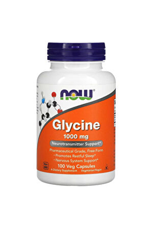 Now Foods Glysine 1,000 Mg 100 Veg Kapsül