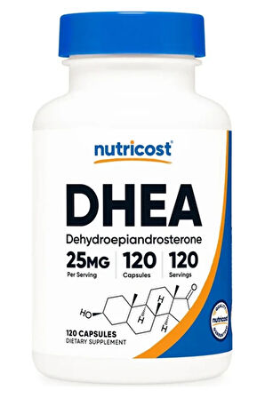 Nutricost DHEA 25Mg 120 Kapsül