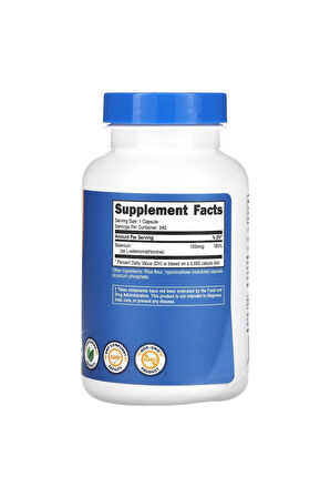 Nutricost Selenium 100 Mcg 240 Kapsül