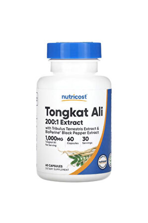 Nutricost Tongkat Ali, 500 Mg 60 Kapsül