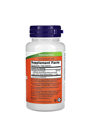 Now Foods Ashwagandh.aa 450 mg 90 Veggie Kapsül