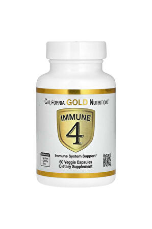 Immune 4, Bağışıklık Sistemi Desteği, 60 Kapsül