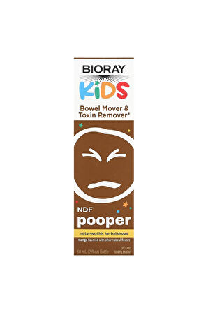 Bioray , Kids, Ndf Pooper, Mango , 2 Fl Oz (59 ML) 2 fl oz