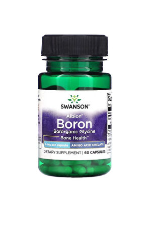 Swanson Albion Boron 6 Mg 60 Kapsül