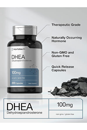 Horbäach DHEA 100 Mg | 200 Kapsül